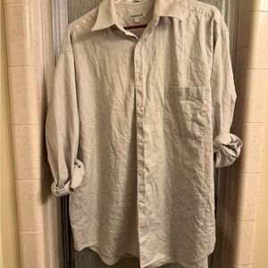 Light Gray Button-Up Shirt